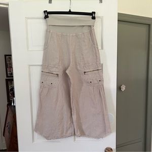 XCVI crop linen pants